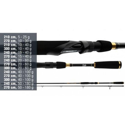 DAIWA Crossfire Spin 2,70m 10-30g, Spinings