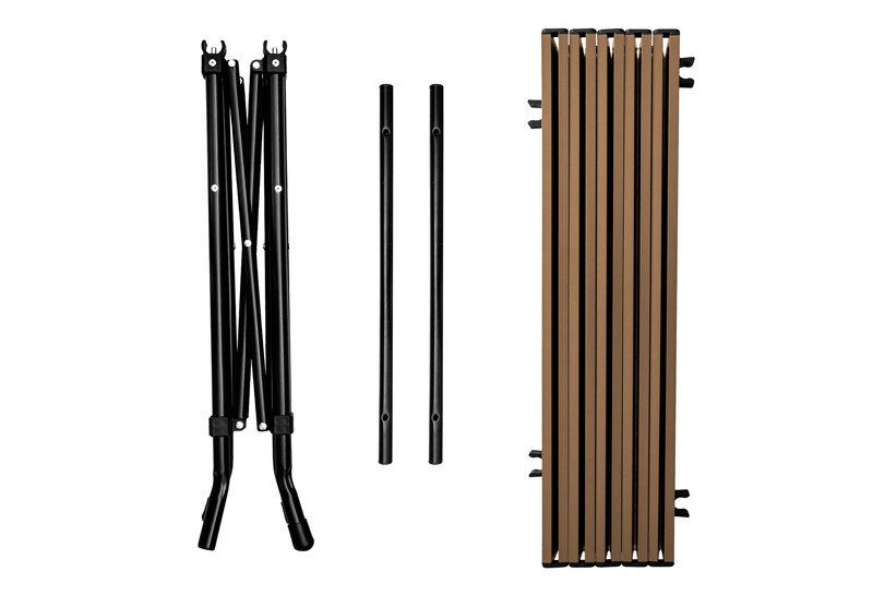 Delphin Folding table CAMPSTA / Salokāms galds 60x60x60cm