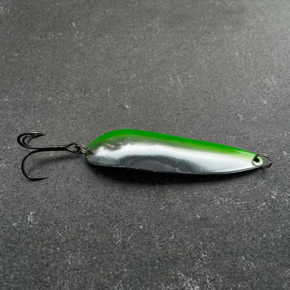 Šūpiņi Toxic Irony By Dmitry Beljajev - zaļi/sudraba spīdīgi - Made in Latvia 16/19/20/24/32g