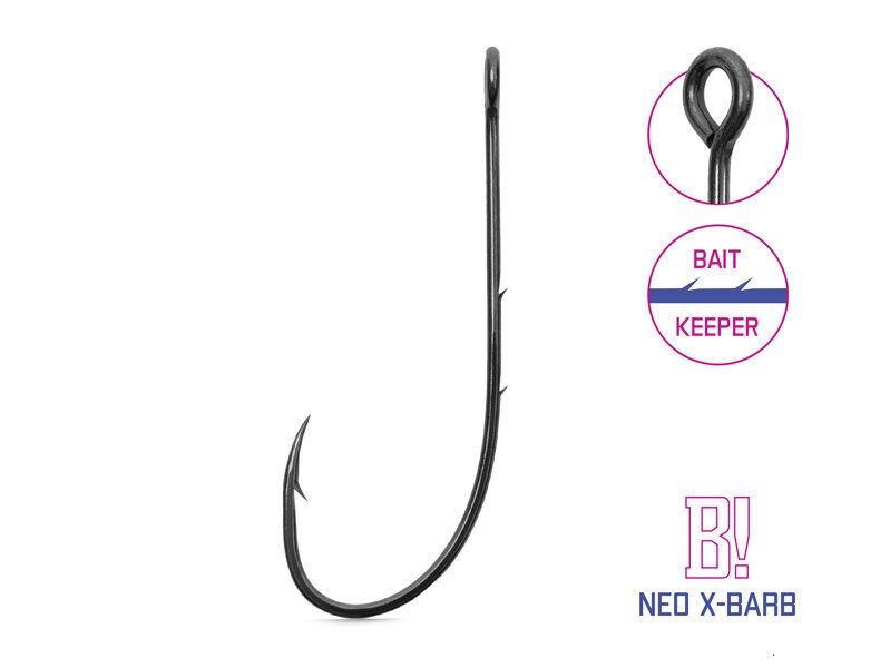 Āķi Delphin B! NEO X-BARB / Cheburashka hook Delphin B! NEO X-BARB / 8pcs