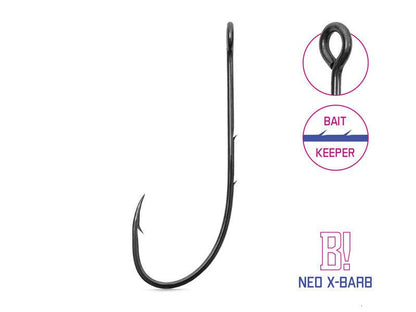 Āķi Delphin B! NEO X-BARB / Cheburashka hook Delphin B! NEO X-BARB / 8pcs