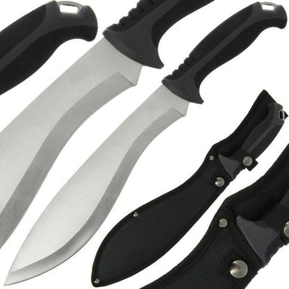 Anglo Arms Machete 633 - 16" Machete with Rubber Handle and Case / Mačete ar gumijas rokturi un ietvaru