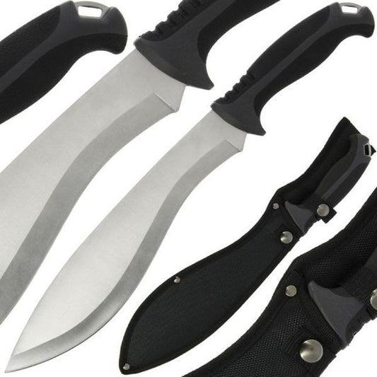 Anglo Arms Machete 633 - 16" Machete with Rubber Handle and Case / Mačete ar gumijas rokturi un ietvaru