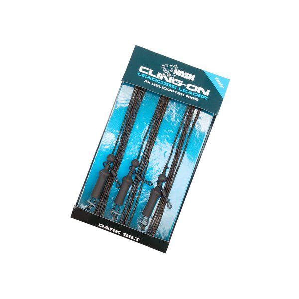 NASH Cling-On Leadcore Leaders, Gatavās Lead clip un Helicopter sistēmas - 4 veidi