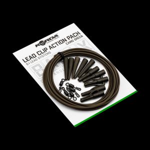 KORDA Basix Lead Clip Action Pack, Lead sistēmas komplekts
