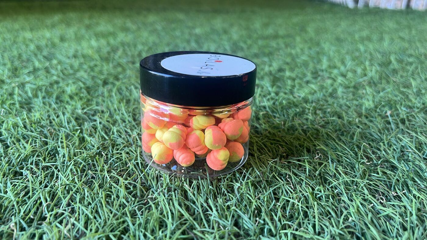 Pasaules čempionu boilas BoilieLab BoilasLV PopUp Gliemezītis / Shell Rozā/oranžs