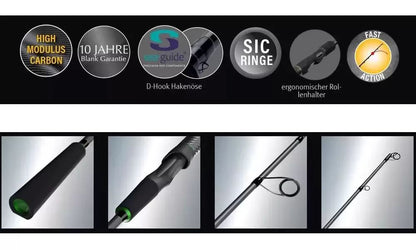 Spinings Sportex Jig Xpert Zander 235cm/8-29g