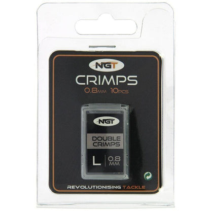 NGT Spare 0.8mm Crimps - Rezerves crimp