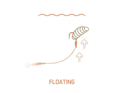 Mākslīgā ēsma baltais kāpurs Delphin MaggoX Pop Up / Garnele mākslīgie baltie tārpi