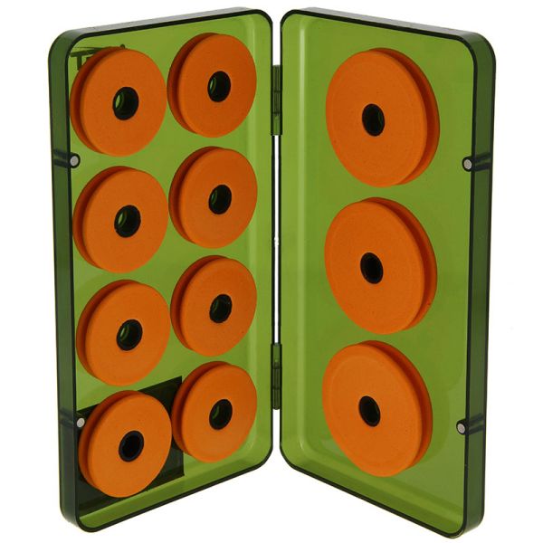 Rig Box with 8+3 Eva Rig Winders, Pavadu kaste chod / zig pavadām