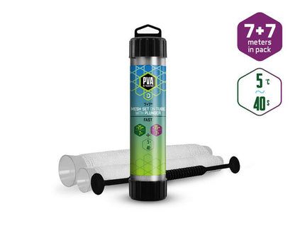 Delphin siets PVA n’tastic QUICK SET 2in1  7m+7m - 25mm + 35mm / Mesh Delphin PVA n’tastic QUICK SET 2in1 / 7m+7m - 25mm + 35mm