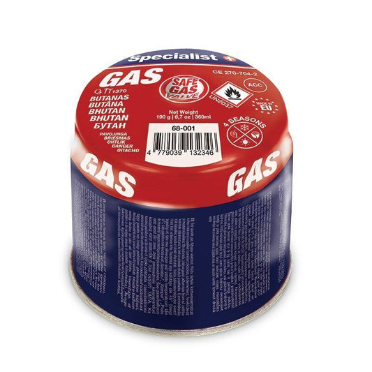 SPECIALIST+ butane gas cartridge, 190 g