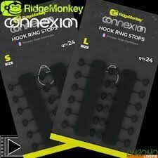 Ridge Monkey RM-Tec Hook Ring Stops, āķa gredzenu stoperi