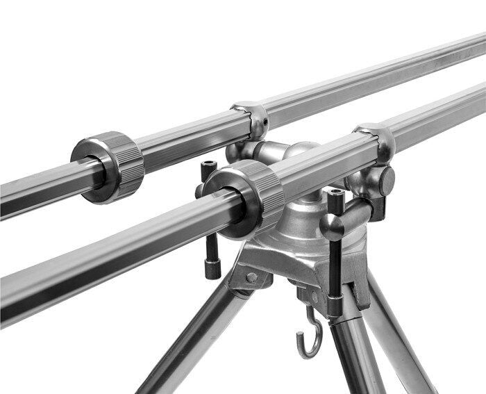 Delphin Tripod TPX3 Silver / Makšķerkātu statīvs ar 3 kājām, grozāms