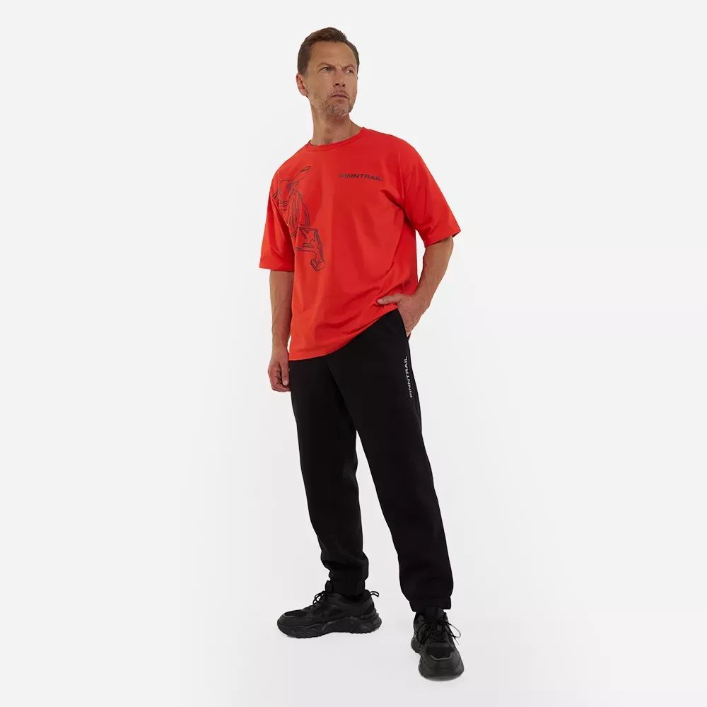 Bikses  FINNTRAIL LOGO A BLACK 1401