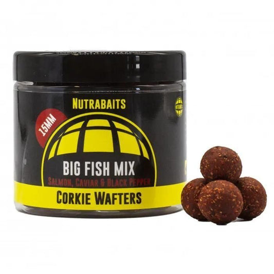 Nutrabaits Corkie Wafters 15mm / 6 garšas
