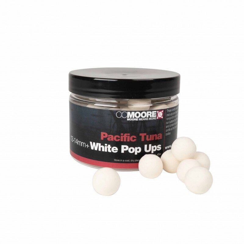 CCMOORE PACIFIC TUNA PINK or WHITE POP UPS rozā vai balti 13-14mm