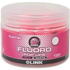 Mainline Fluoro Pop Ups Pink&White, rozā&baltas peldošās boilas 14mm