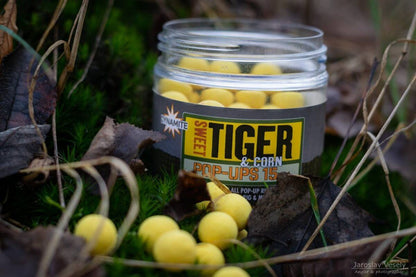 Sweet Tiger & Corn Pop-Ups 15mm - Dynamite baits, Saldā tīģerrieksta un kukurūzas pop up