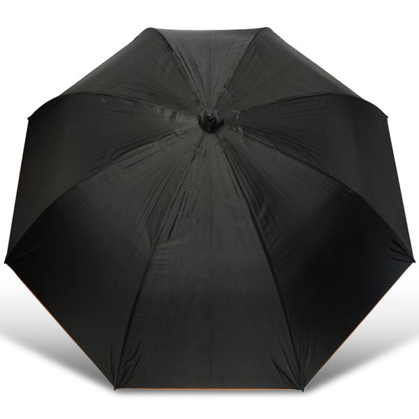 NGT 50" Deluxe Black Brolly , Deluxe Lietussargs saliecams uz sānu 210cm diametrs, melns