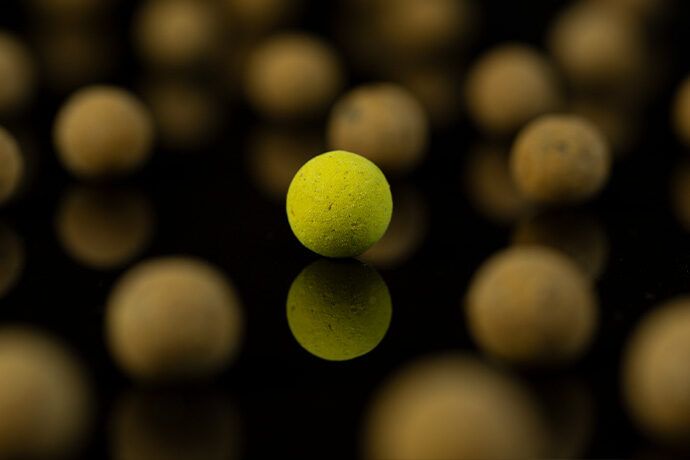 STICKY MANILLA YELLOW ONES , Dzeltenās Vaniļas peldošās boilas jeb Pop Up