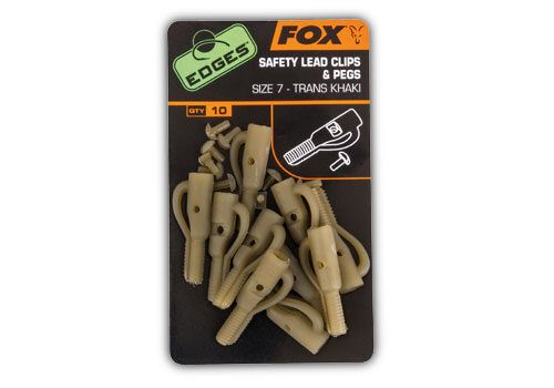 FOX EDGES™ LEAD CLIP + PEGS, Svina sistēmas klipši + tapas