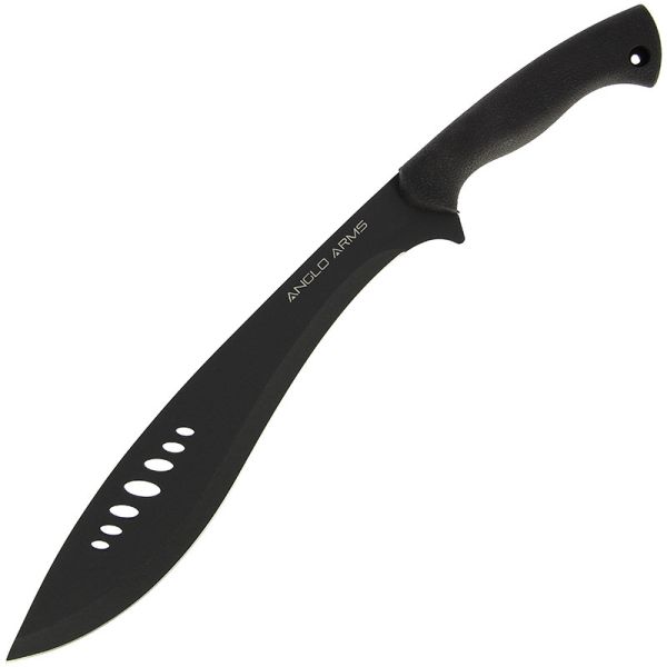 Anglo Arms Kukri stila 50cm melna mačete ar gumijas rokturi