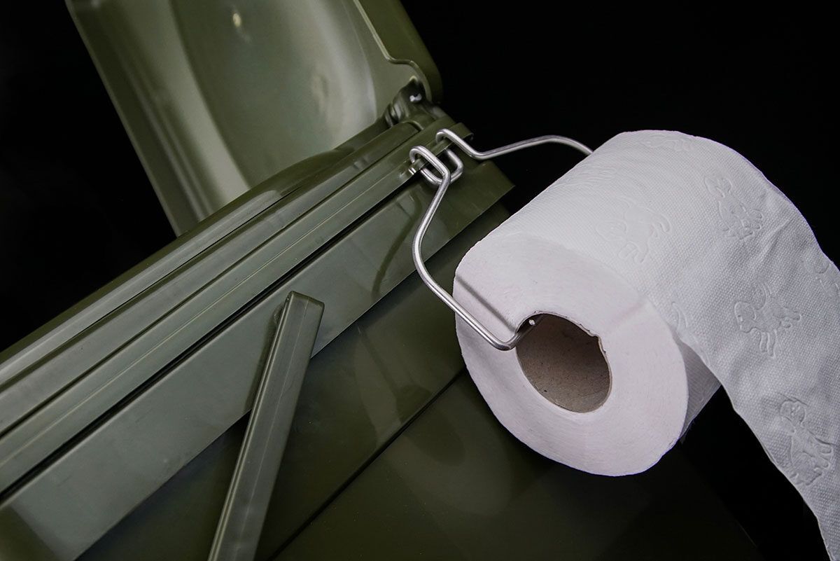 Ridge Monkey CoZee Toilet Seat, Pārnēsājamā tualete + maisiņi, Sēdeklis vai komplekts .