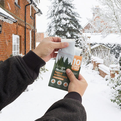 Haago Atkārtojami lietojams Roku sildītājs (Pāris), roku un pirkstu sildītāji - Reusable Hand warmers