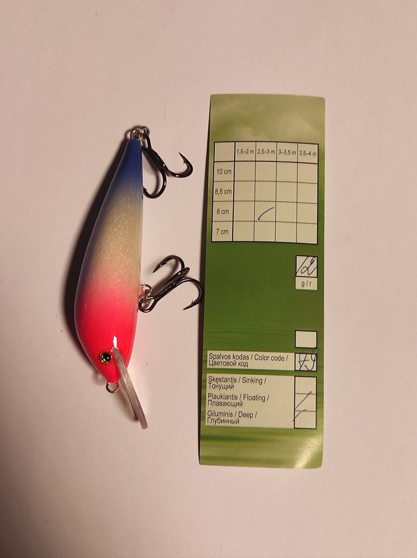 Vivingra lašu mānekļi / Vobleri 12g