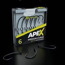 Ridge Monkey Ape-X Medium Curve Hooks, Izliektie āķi karpu maksķerēšanai