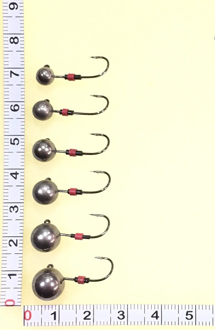 FISH ON Volframa džiggalva  jig head ar MEITO #6 āķi 0.9gr - 7.2gr