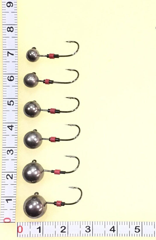 FISH ON Volframa džiggalva  jig head ar MEITO #6 āķi 0.9gr - 7.2gr