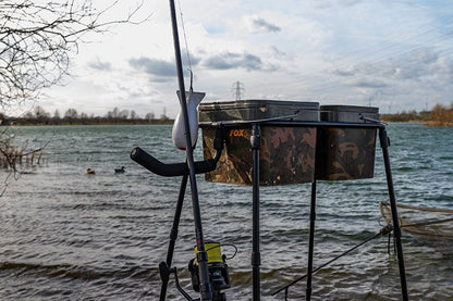 FOX DOUBLE BUCKET SPOMB STAND KIT, Spod stacija diviem spaiņiem