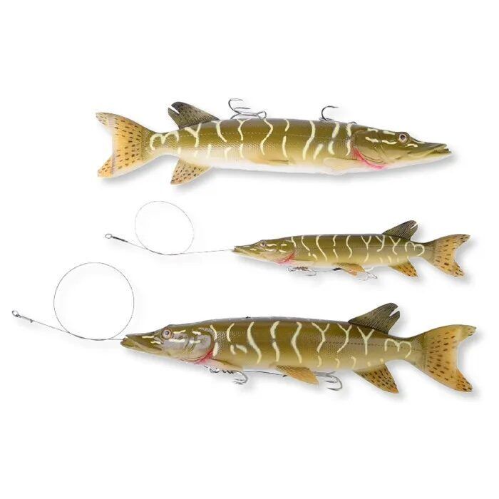 Savage Gear 3D Line Thru Pike , 20cm , 66g / Oranžā krāsā