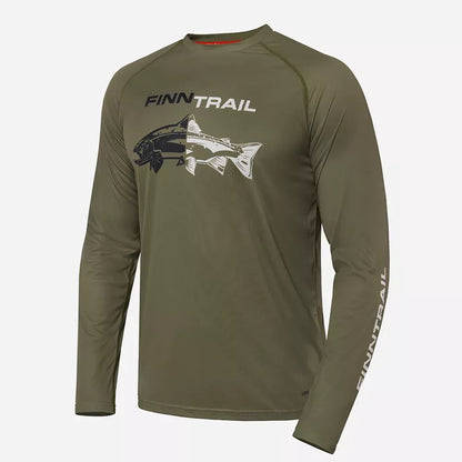 UPF 50 Krekls FINNTRAIL WAVE FISH KHAKI 6611