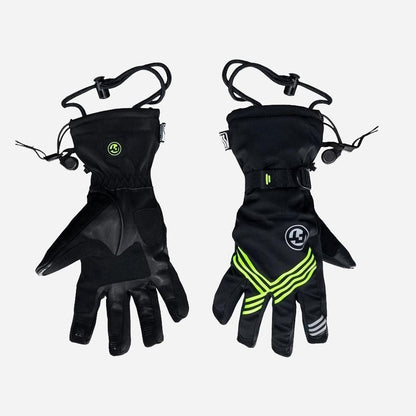 Finntrail WINTERSPORT GraphiteYellow INSULATED WATERPROOF GLOVES / Insulēti cimdi ļoti aukstam laikam