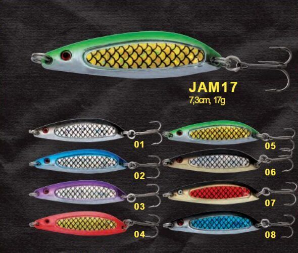 JAMES SPOON MIRROR 17gr 73mm , Šūpiņi - dažādi