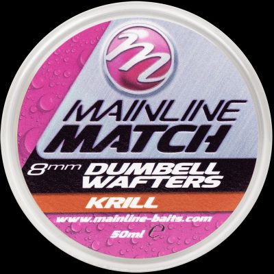 MAINLINE MATCH DUMBELL WAFTERS Red Krill, Vafteri sarkanais krils- dažādi izmēri