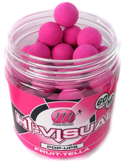 Mainline HI-VISUAL POP-UPS Pink Fruittella 12mm, 15mm, Spilgtie pop up Rozā augļu