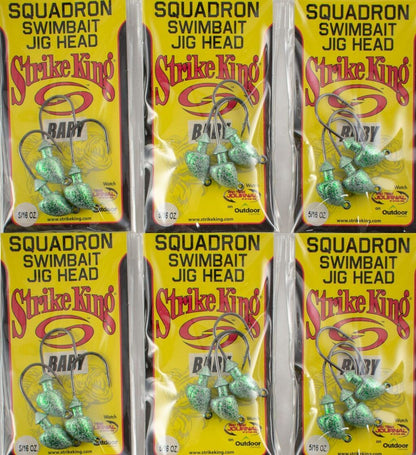 Strike King Baby Squadron Swimbait Jig Head 1/8oz
