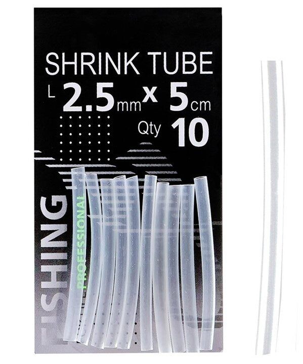 Prof montazh Saraušanās truba , Shrink tube 2mm , 5cm , 10pcs