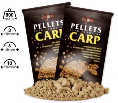 CZ Carp Pellets, karpu peletes 3 izmēri
