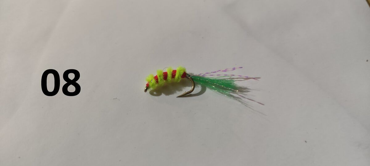 Ziemas mānekļi - Peipusa mušas ar UV efektu - dažādas krāsas un varianti