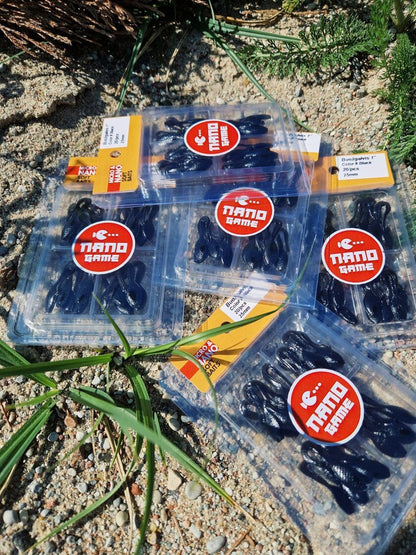 NEPTUNO BAIT Buožgalvis / Kurkulis 1" nano jig, nano džiga gumijas visa veida zivju makšķerēšanai