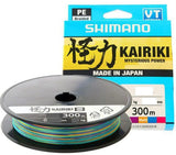 Braided line SHIMANO Kairiki 4 - 300m Multi Color