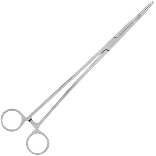NGT 25cm knaibles āķu izņemšanai, ieliektas, 10" Stainless Steel Forceps