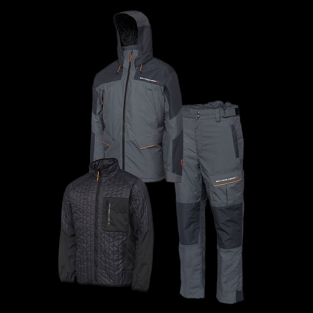 SAVAGE GEAR THERMO GUARD 3-PIECE SUIT , 3 daļīgs termo siltais kostīms