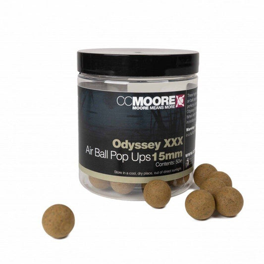 CCMOORE ODYSSEY XXX AIR BALL POP UPS, Zivīgas peldošās boilas 15mm