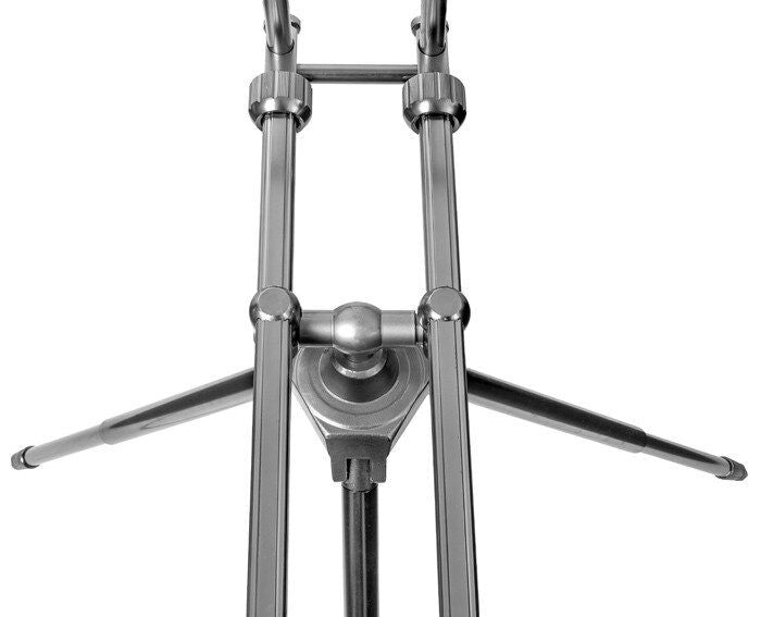 Delphin Tripod TPX3 Silver / Makšķerkātu statīvs ar 3 kājām, grozāms
